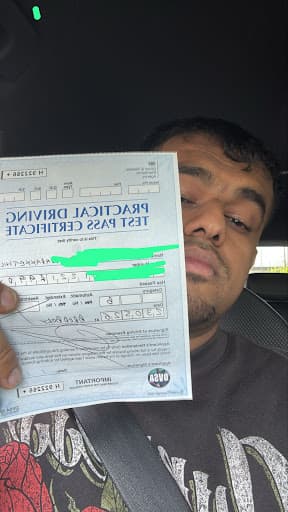 Muzaf Driving school manchester driving lessons manual automatic intensive best instructor driver instructor — Customer photo