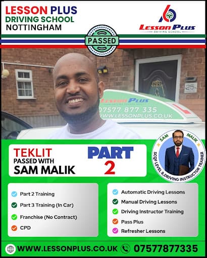 Lesson Plus Driving School - Automatic & Manual. — Customer photo