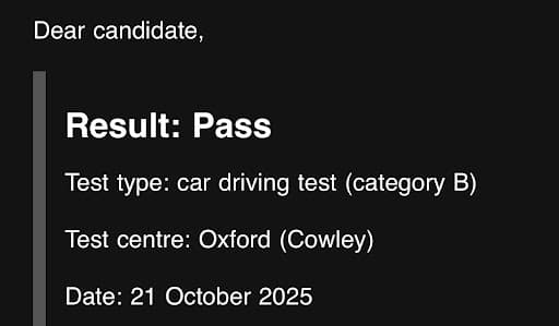 Drive Professional driving school Oxford — Customer photo