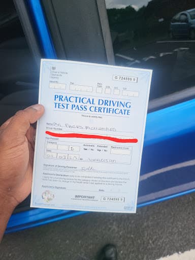 Oxford Driving 2 Success — Customer photo