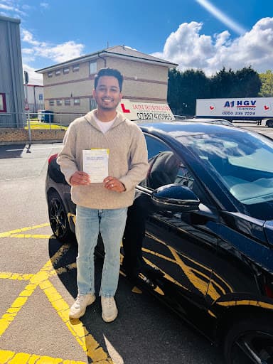 Iain Robinson driver training — Customer photo
