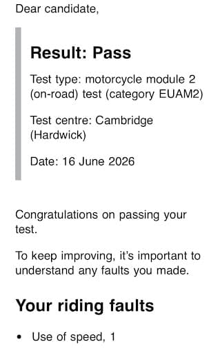 1Go Motorcycle Training — Customer photo