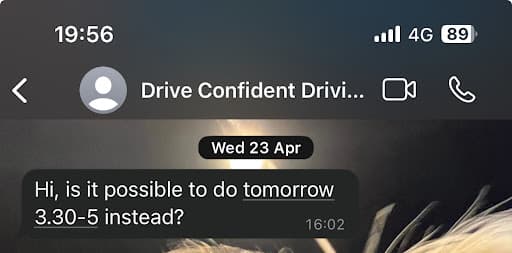 Drive Confident Driving — Customer photo