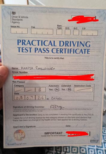 Oxford Driving Lessons LDA (Local Driving Academy) — Customer photo