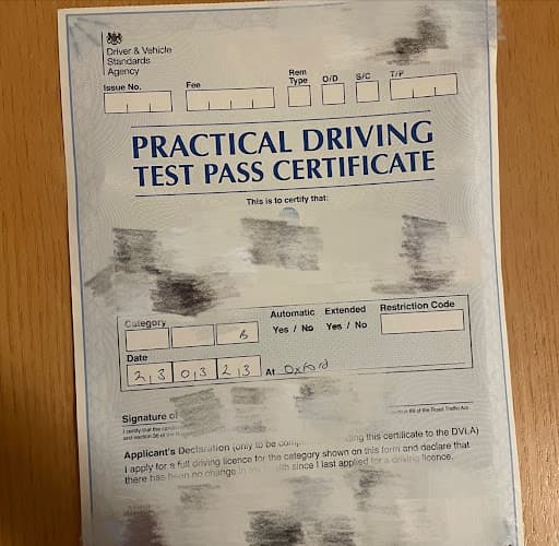 Oxford Driving Academy — Customer photo