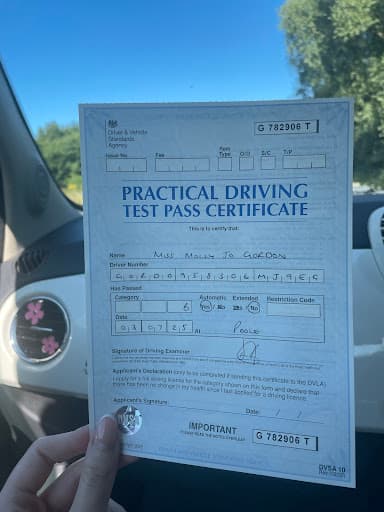 Gold The Driving Academy - Bournemouth — Customer photo