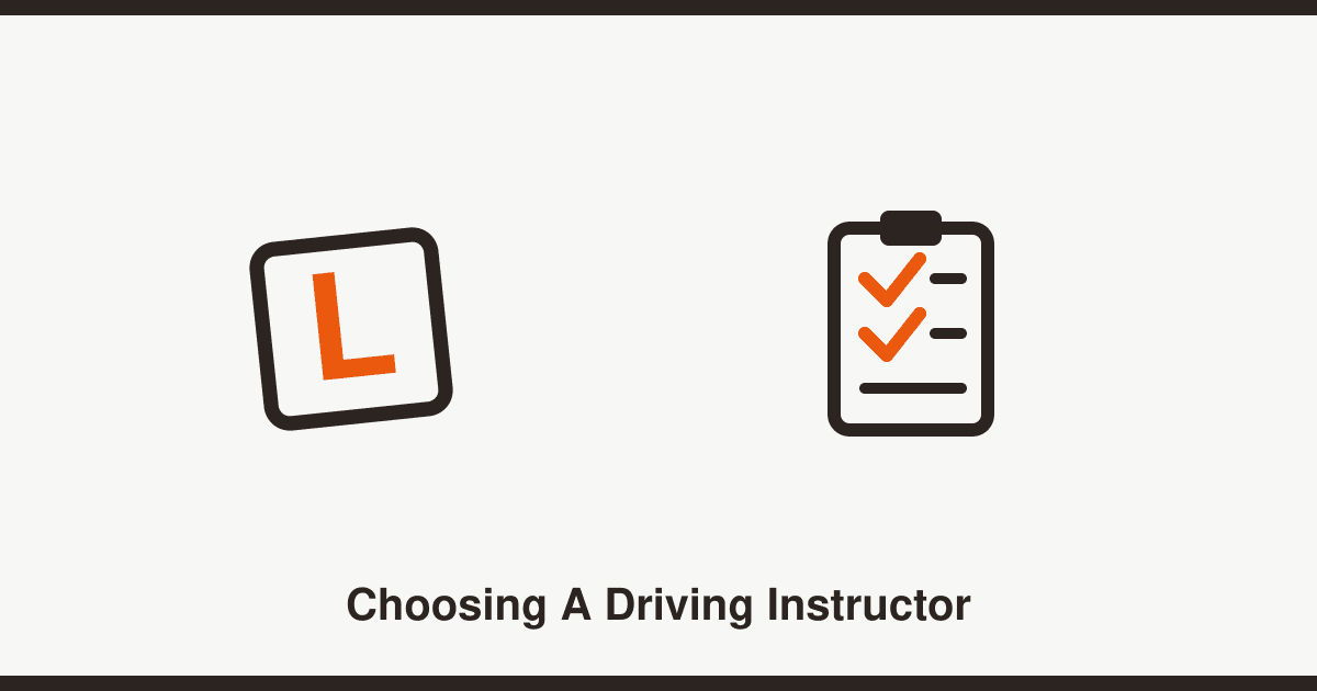 How to choose a driving instructor in the UK