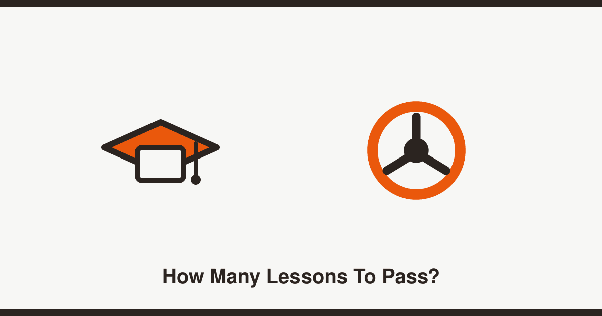 How many lessons do you need to pass your driving test?