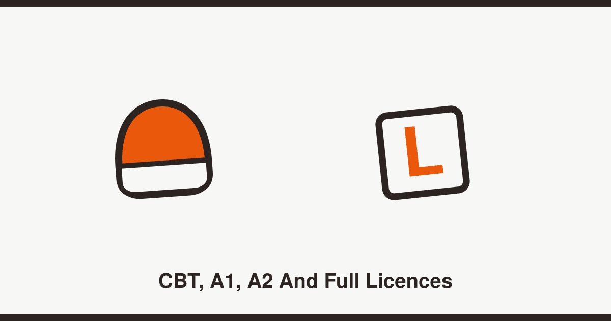 Learning to ride: CBT, A1, A2 and full motorcycle licences explained