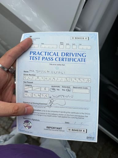 1Driving.co.uk Driving School — Customer photo
