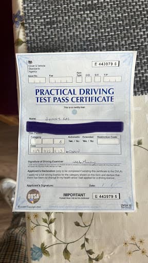 Oxford Driving school — Customer photo
