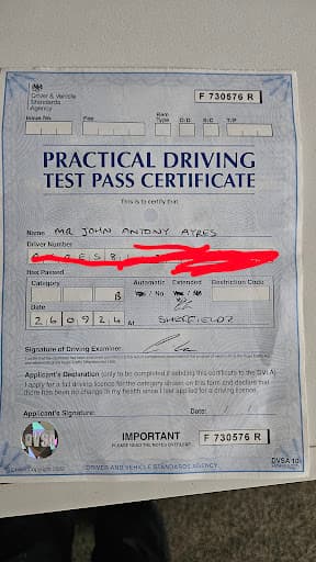 The Pass Feelin Driving School — Customer photo